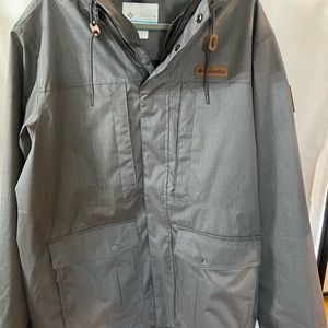 NWT Men’s Columbia horizons pine interchangeable jacket, city, gray, XL